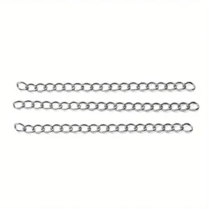 5pcs chaînes d'extension en Acier Inoxydable