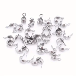 15 pcs Fermoirs en Acier Inoxydable