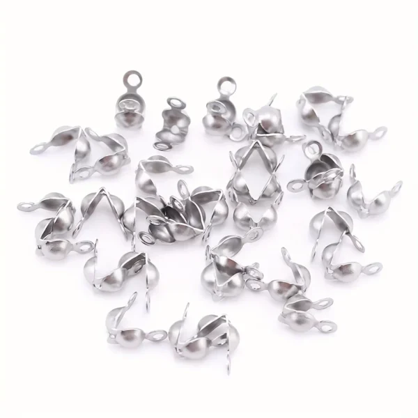 15 pcs Fermoirs en Acier Inoxydable