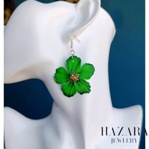 boucles d’oreilles Feuille d’Émeraude