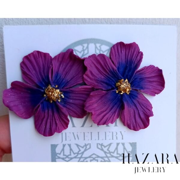 boucles d’oreilles Éclat de Lavande – Image 2