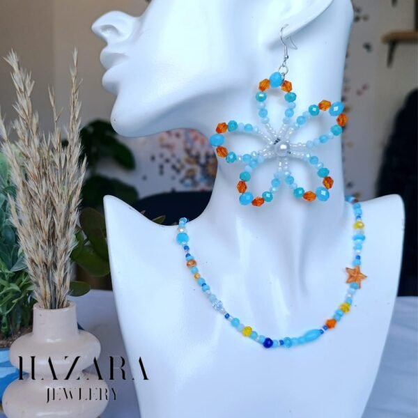Boucles d’oreilles Crépuscule en Fleurs – Image 2