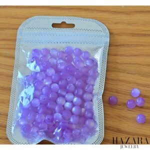 sachet perles violet